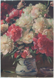 Original vintage calendar/poster prints of florals from 1910s-1940s